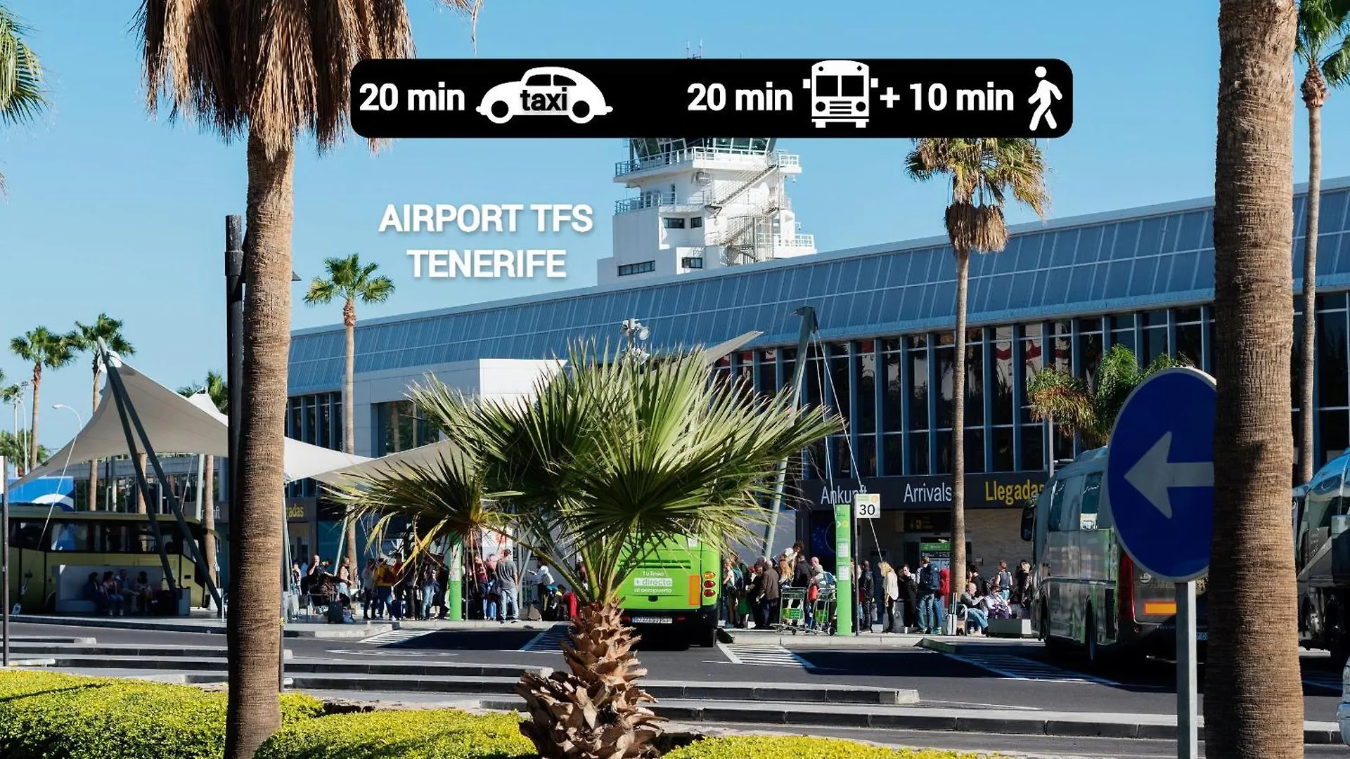 Lägenhet Palms2Beach Appartement - 200M Van Strand Met Airco En Wifi Los Cristianos