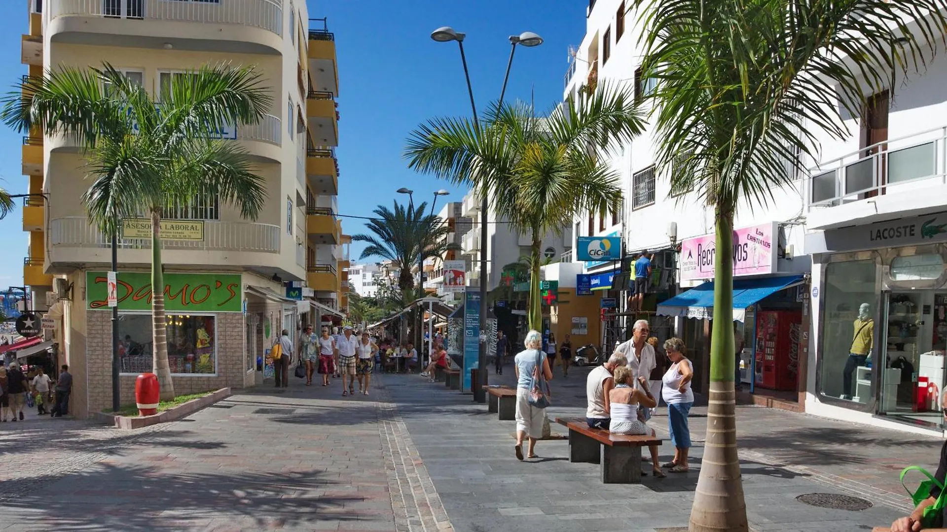 Palms2Beach Appartement - 200M Van Strand Met Airco En Wifi لوس كريستيانوس شقة